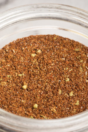 Mexican spice blend close up