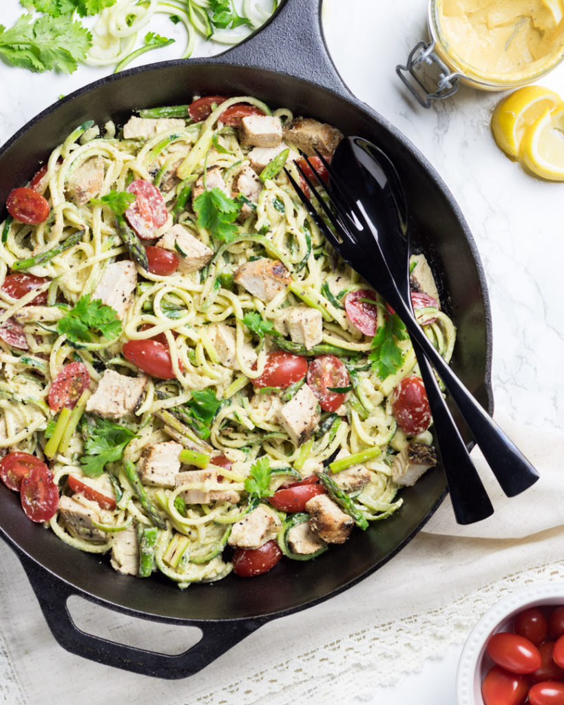 Zucchini Noodle Alfredo (Paleo, Whole30) - Whole Paleo Eats