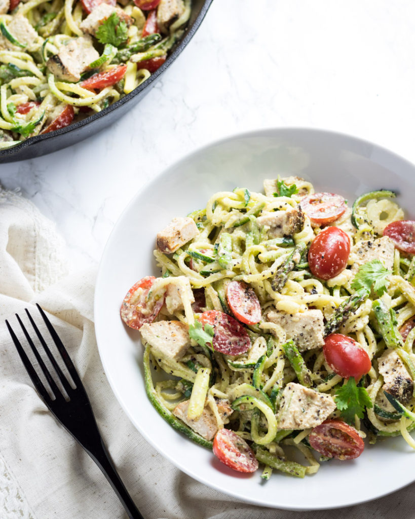 Zucchini Noodle Alfredo (Paleo, Whole30) - Whole Paleo Eats